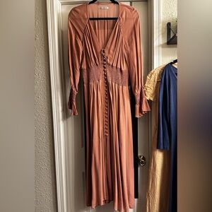 Reformation Peachy Pink Dress